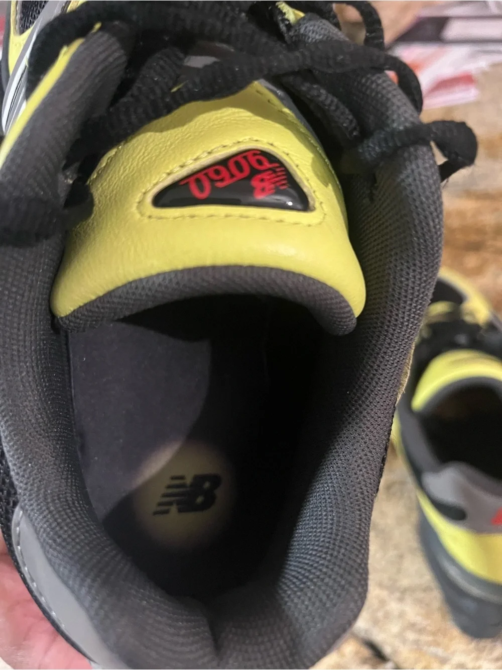 New Balance 9060 “Tea Tree” Neon Yellow Black Men’s Size 10 U9060NRG
